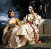 Portrait of Mrs. Thrale and her daughter Hester Sir Joshua Reynolds